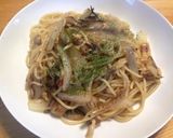 朝食の残り、焼塩鯖でサバロンチーノ作り方11写真