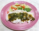 南高梅干で☆茹で鶏の梅しそソースかけ♪作り方6写真