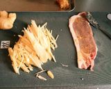 新生姜の豚肉巻(味噌巻)作り方2写真