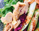 卵が麺代わり！低糖質海老マヨ冷やし中華作り方27写真
