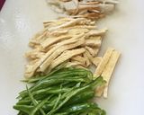 ピーマン、ちくわ、薄揚げのごま油炒め和え作り方1写真