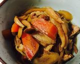 ゴボウと豚肉の甘辛煮作り方5写真