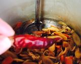 ゴボウと豚肉の甘辛煮作り方6写真