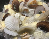 ホタテの旨味汁が染みた豆腐と揚げの小鉢作り方4写真