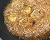 薄揚げのひき肉巻オイスターソースを絡めて作り方13写真