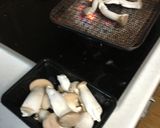 エリンギ網焼き醤油に浸して作り方1写真