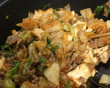 厚揚げキムチひき肉炒め和え作り方4写真