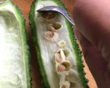 5分で副菜☆ゴーヤの卵炒め作り方1写真