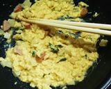 生チーズのチーザ入りスクランブルエッグ作り方3写真
