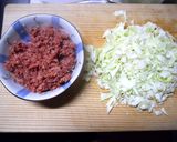 コンビーフとキャベツのホットサンド作り方1写真