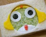 ケロロ軍曹サンドイッチ弁当（キャラ弁）作り方18写真