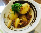 ジャガイモとシメジ・ひき肉のそぼろ餡作り方3写真