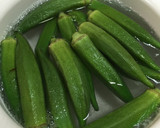 簡単！オクラときのこのバター醤油作り方1写真