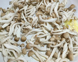簡単！オクラときのこのバター醤油作り方4写真