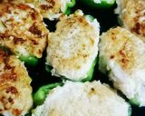 肉も外れにくい、粉も不要ピーマン肉詰め作り方5写真