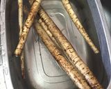 ごぼうのからあげ　スナック感覚作り方1写真