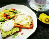 全粒粉パンのオープンサンド☆納豆チーズ作り方4写真