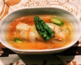 餃子の王将の「生餃子」 を使ったスープ作り方3写真