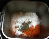 ＨＢで☆バジルとニンジンの食パン☆作り方1写真