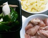 鶏胸じゃが芋エリンギピーマンのうま炒め作り方2写真