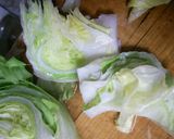 ヘルシー**レタスの豚薄切り肉巻き**作り方2写真
