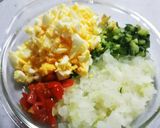 鮭のムニエル！夏野菜たっぷり梅タルタル作り方4写真
