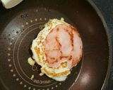 朝食やお弁当に！ロカボ♪ハム卵チーズ焼き作り方4写真