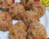 たこ焼き器で♪簡単ひとくちオムライス♪作り方2写真