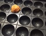 たこ焼き器で♪簡単ひとくちオムライス♪作り方3写真
