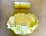 キャベツ巻き（具なしロールキャベツ）作り方2写真