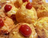 たこ焼き器で♪簡単ひとくちオムライス♪作り方6写真
