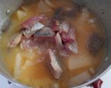 和食に！鯵と大根と蒟蒻の煮物♪西京味噌で作り方7写真