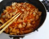 簡単旨い！鶏もも肉のケチャップポン酢焼き作り方4写真