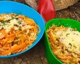 【山ごはん】水漬けパスタでナポリタン作り方5写真