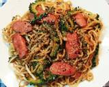 市販麺で簡単！ゴーヤ本格ソースやきそば作り方14写真