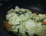 キャベツともやしの肉味噌炒め～中華風作り方3写真