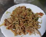 お弁当にどうぞ！焼きそば入り卵焼き作り方1写真