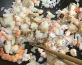 夏！エビとホタテのガパオライス作り方7写真