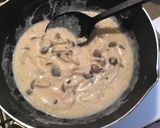 きのこと鮭フレークのクリームパスタ作り方3写真