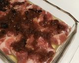 簡単豚梅だれ おつまみ&うどん作り方1写真