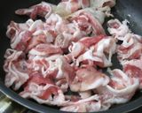 豚肉と豆腐の卵とじ作り方2写真