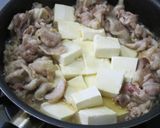 豚肉と豆腐の卵とじ作り方4写真