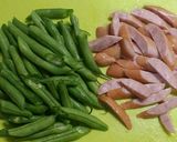 お弁当用いんげんとウインナー炒め作り方1写真