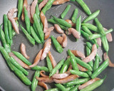 お弁当用いんげんとウインナー炒め作り方2写真