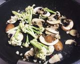 お蕎麦deアボカドと生ハムのパスタ風作り方4写真