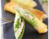 サラダチキンで簡単おつまみ春巻き作り方6写真