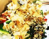 長芋オクラキュウリトマトのさっぱりサラダ作り方6写真