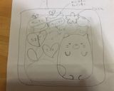 すみっこぐらし ラブラブねこ キャラ弁作り方2写真