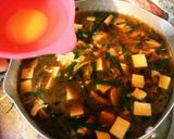 丸ごとどーんとにら玉味噌汁作り方3写真