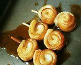お弁当に☆クルクルちくわの照り焼き作り方2写真